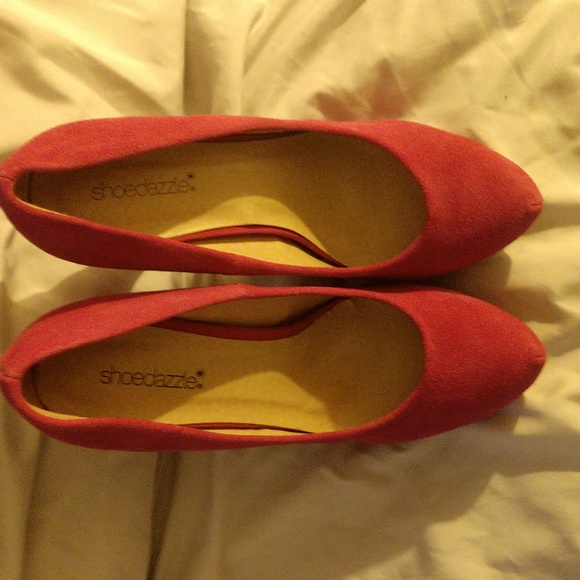 Pink 🩷 suede platform heels size 11 - Picture 2 of 16